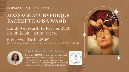 Formation Massage AYURVEDIQUE FACELIFT KANSA WAND - 09 et 10 février
