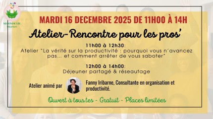 Atelier-Rencontre pour les pros’